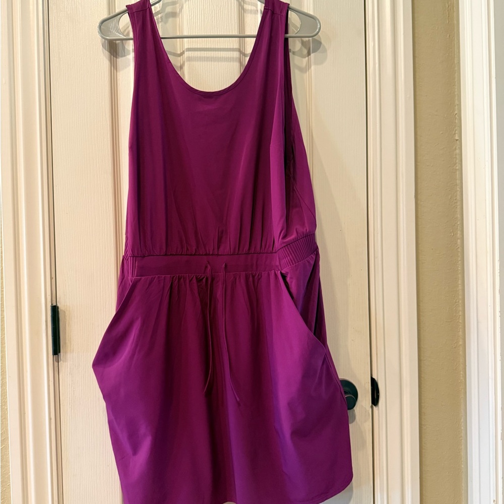 All in Motion Magenta Tank Top Dress